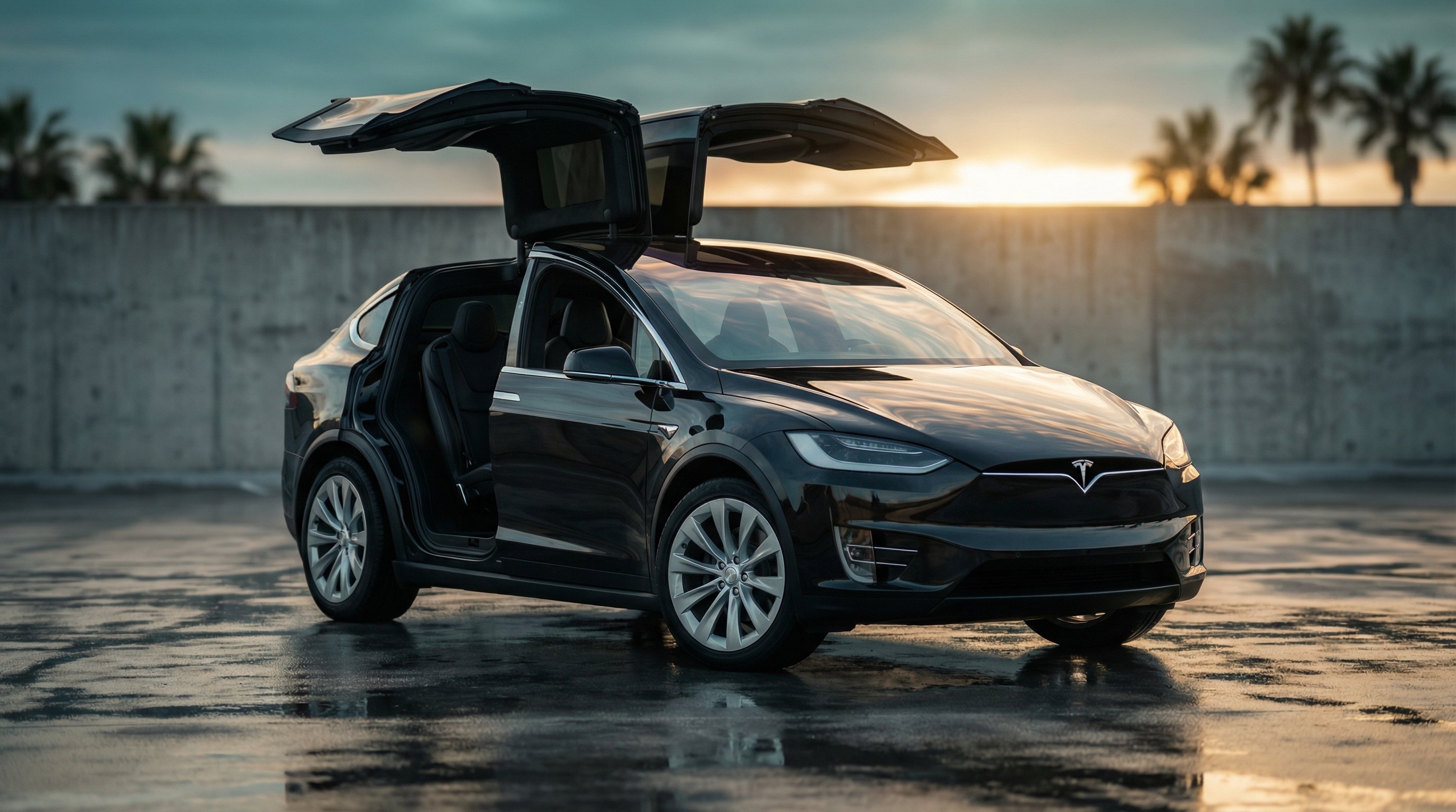 Tesla Model X — luxury electric SUV rental Florida